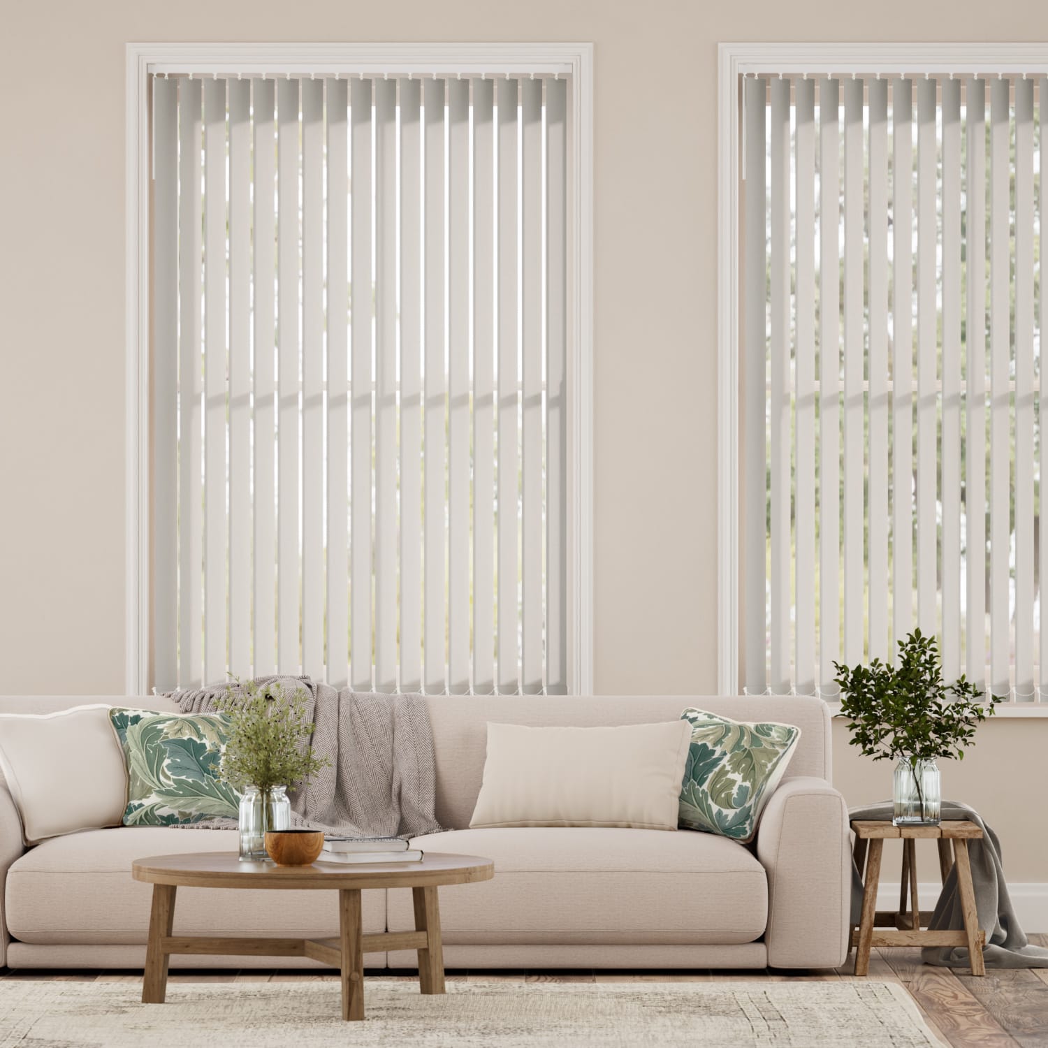 Amalfi Cool Grey Vertical Blind