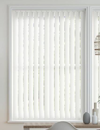 Amalfi Simply White Vertical Blind thumbnail image