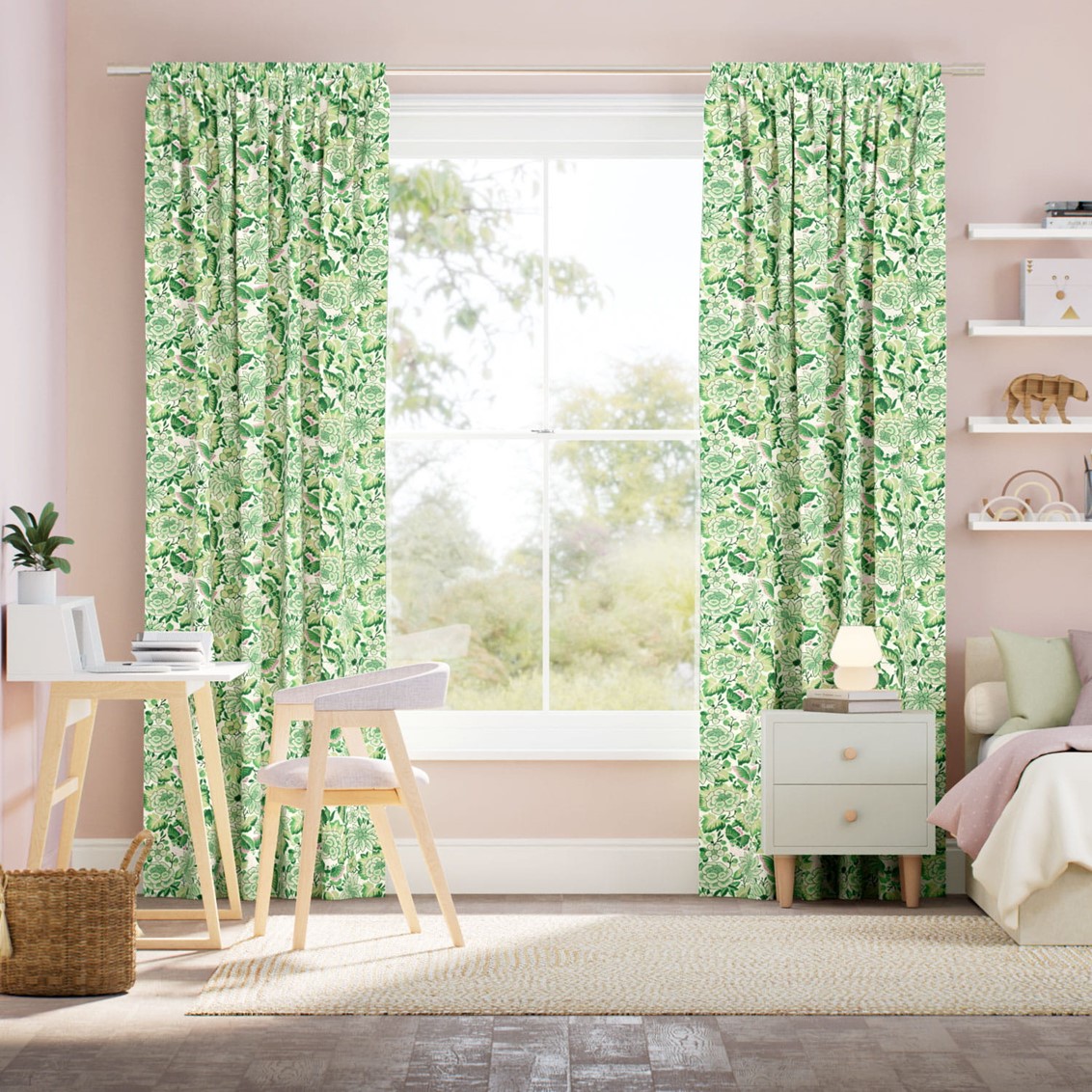 Amara Butterfly Shoots & Rushes Curtains