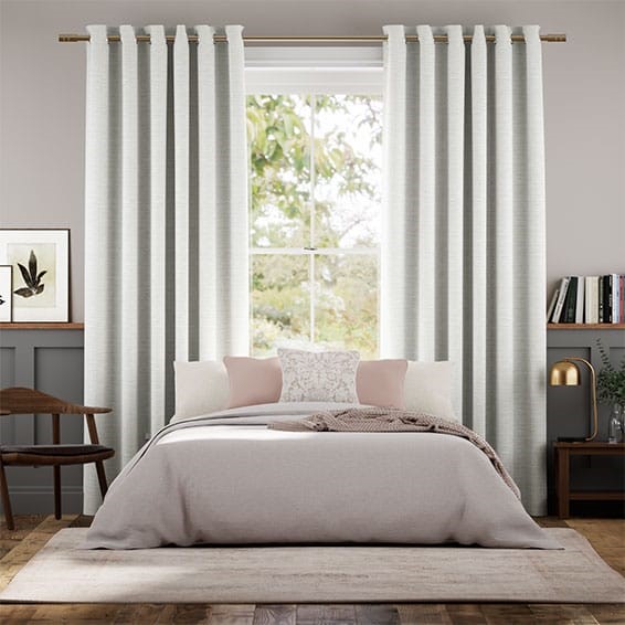 Amara Pearl White Curtains