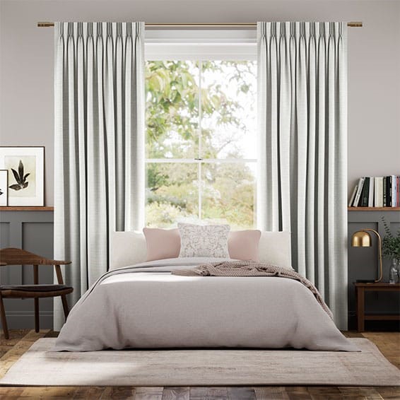 Amara Pearl White Curtains