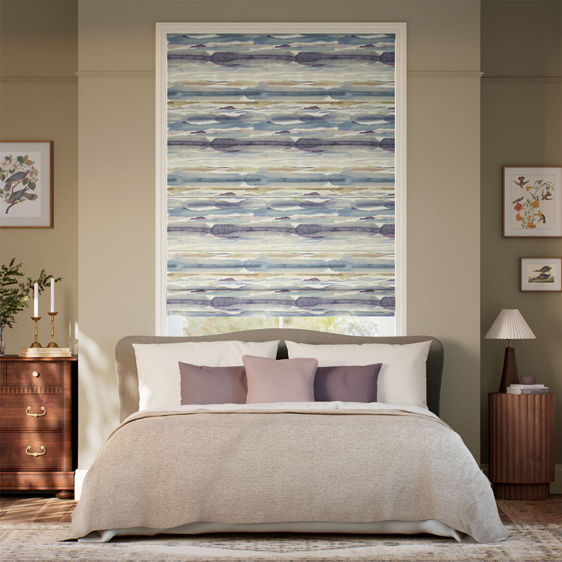 Amari Amethyst Roman Blind