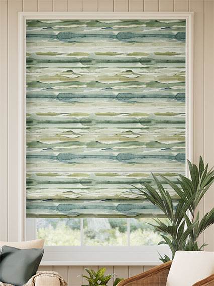 Amari Emerald Roman Blind thumbnail image