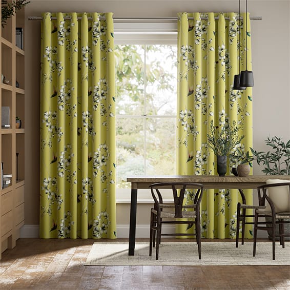 Amazilia Lime Curtains