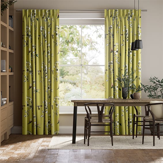 Amazilia Lime Curtains