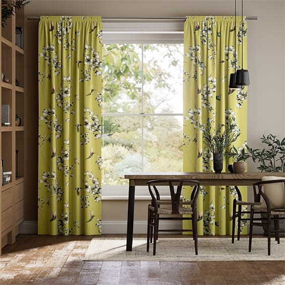 Amazilia Lime Curtains