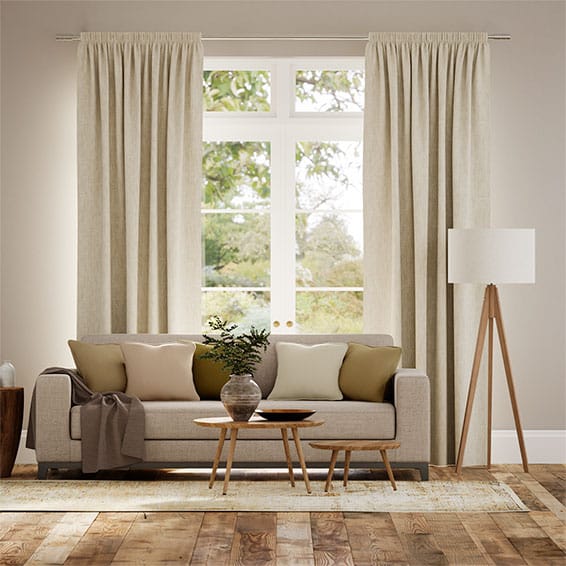 Ambrose Pale Natural Curtains