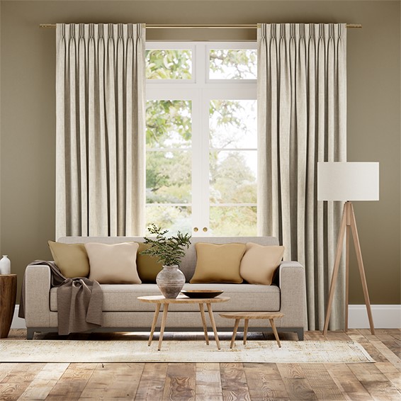 Ambrose Pale Natural Curtains