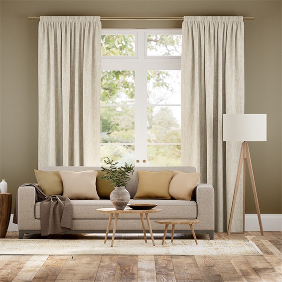 Ambrose Pale Natural Curtains