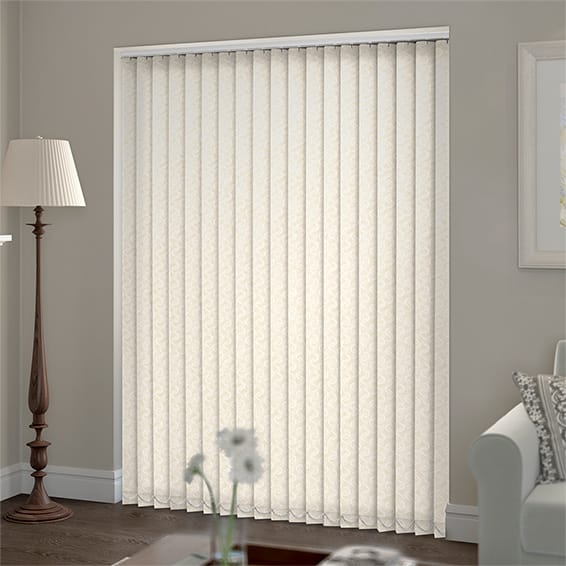 Amelia Blackout Cream Vertical Blind