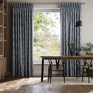 Amelie Embroidered Denim Curtains thumbnail image