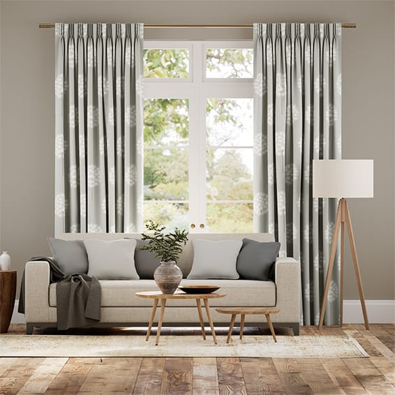 Amity Silver Curtains