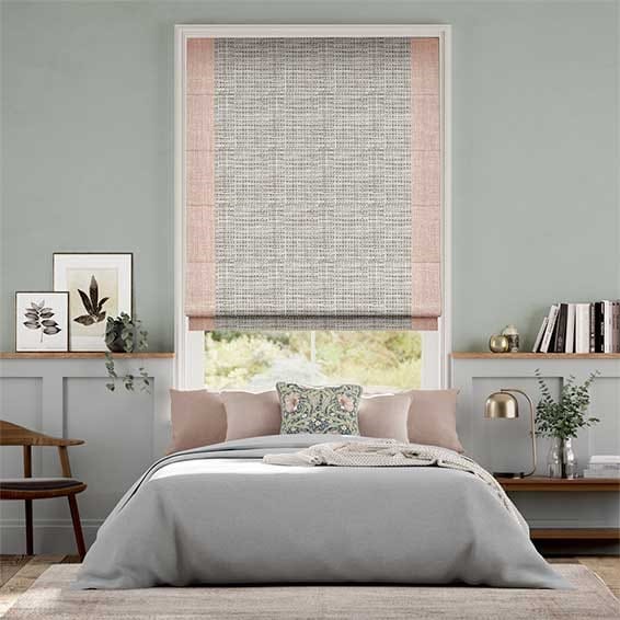 Amy Soft Blush Roman Blind