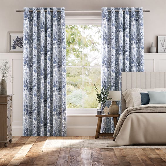 Anemone Ultramarine Curtains
