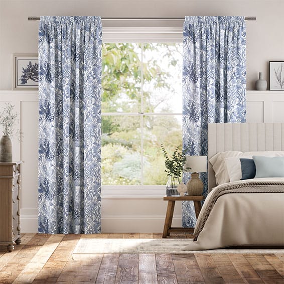 Anemone Ultramarine Curtains