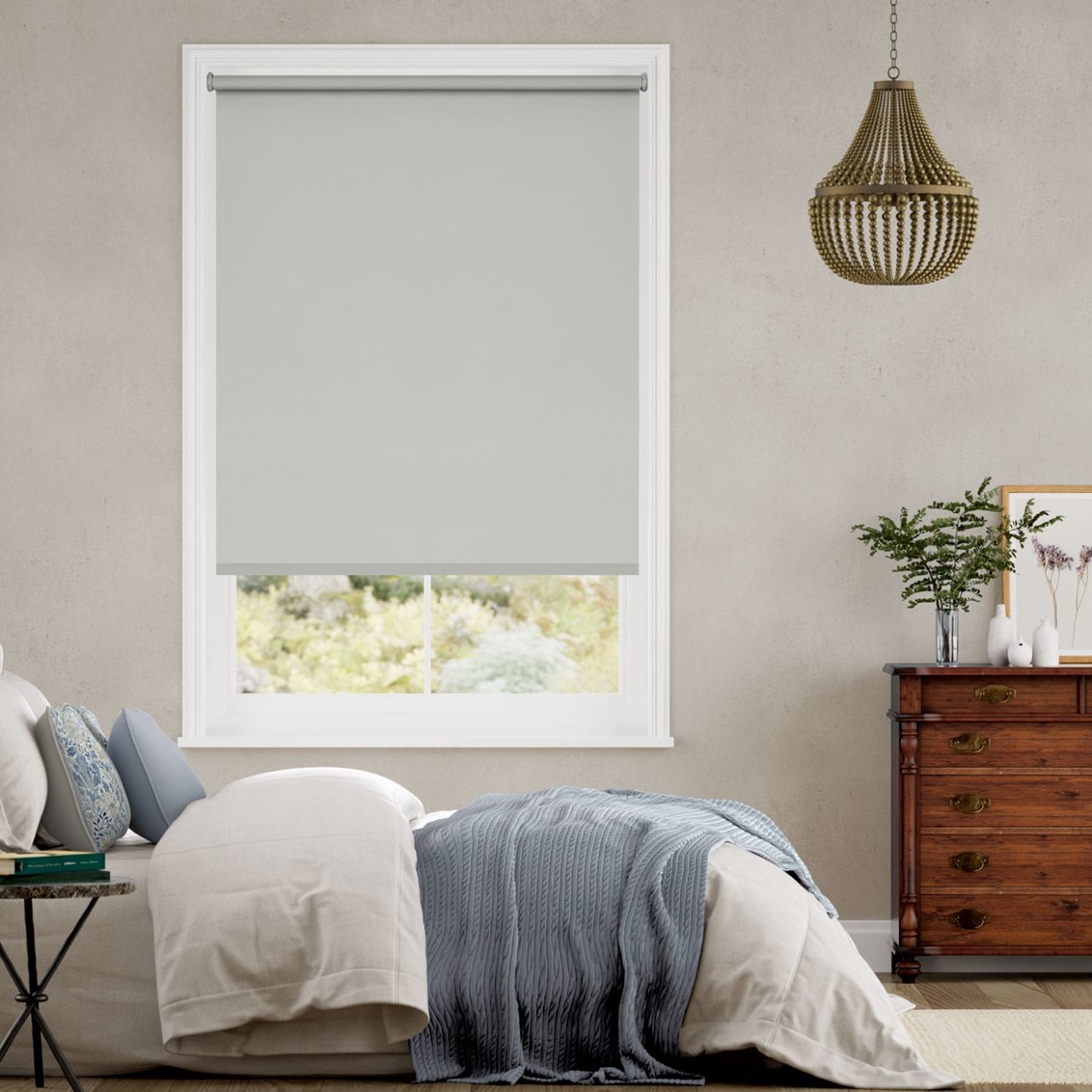 Antiviral Blackout Stone Roller Blind