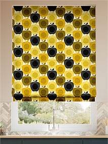 Apple Yellow Multi Roman Blind thumbnail image