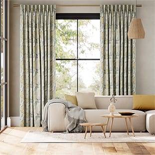 Arboretum Linen Sunshine Curtains thumbnail image