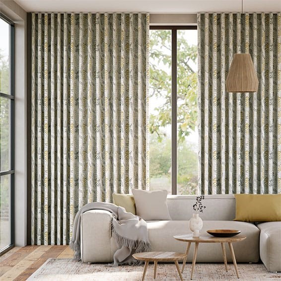 Arboretum Linen Sunshine Curtains