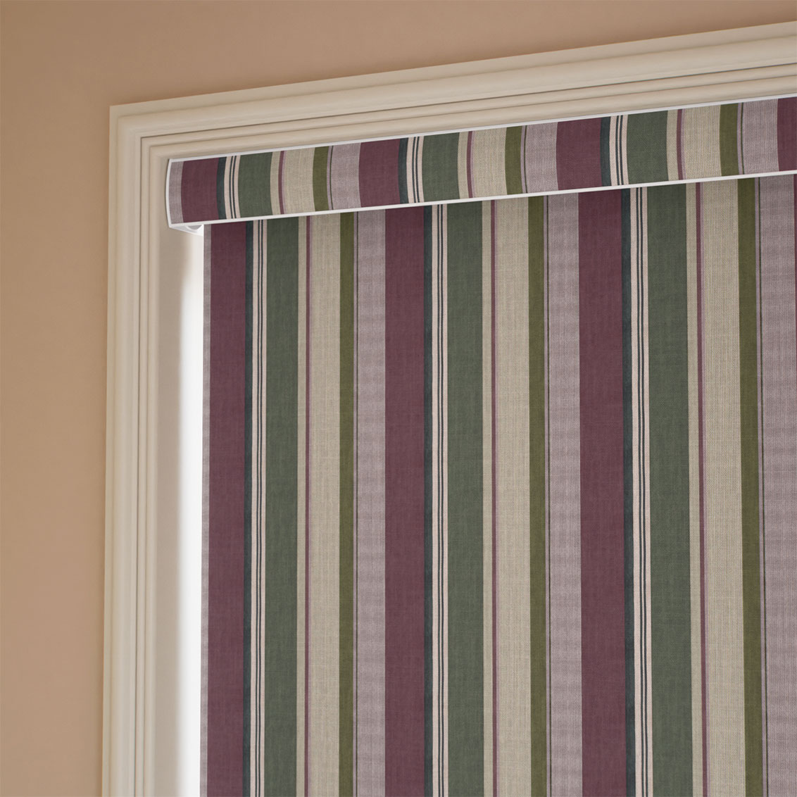 Archive Stripe Heather Roller Blind