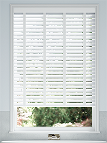 Arctic White & White Wooden Blind thumbnail image