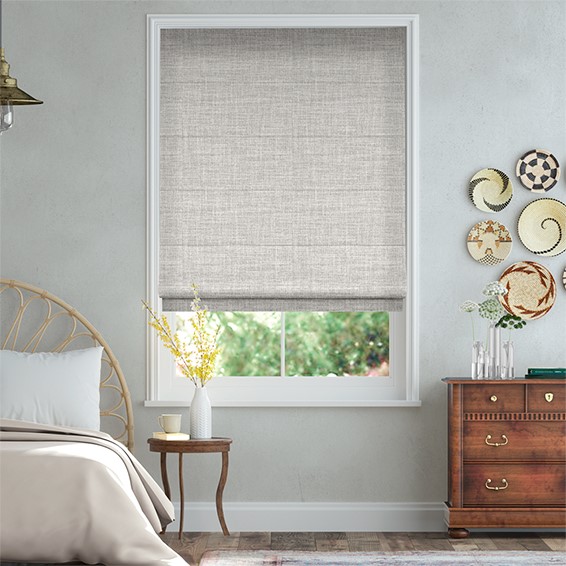 Electric Arlo Modern Grey Roman Blind