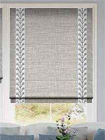 Arlo Modern Grey & Chatsworth Mineral Roman Blind thumbnail image