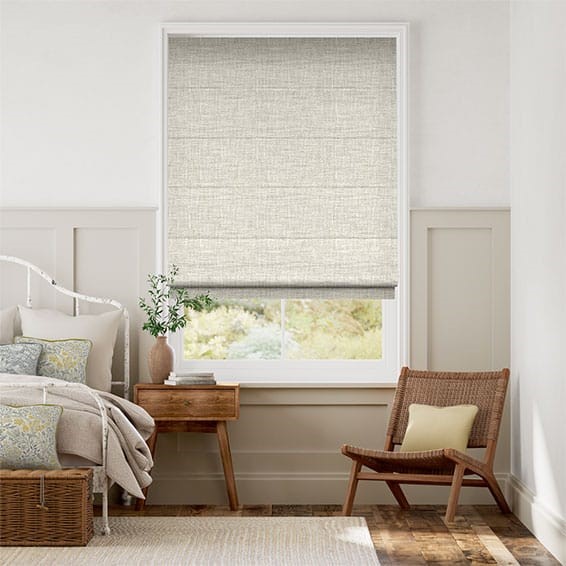 Arlo Oatmeal Roman Blind