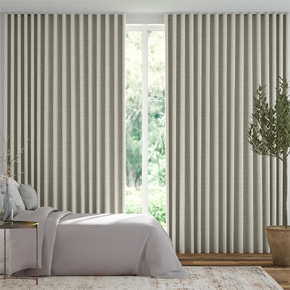 Arlo Oatmeal Wave Curtains