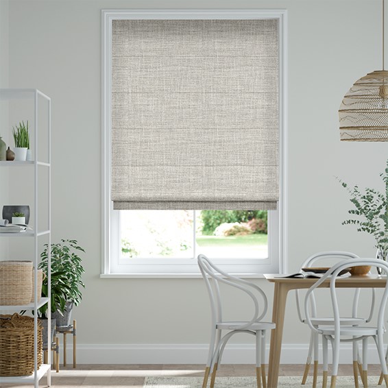 Arlo Softest Grey Roman Blind