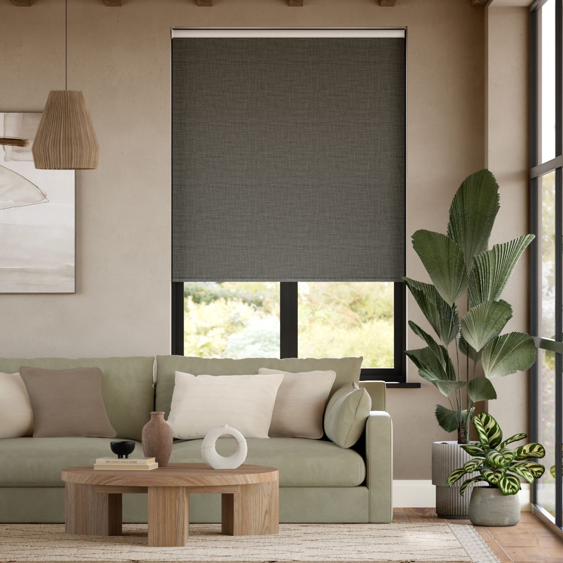 Twist2Go Choices Arlo Warm Grey  Roller Blind