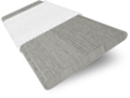 Ash Grey Grain & Chalk Faux Wood Blind - 50mm Slat sample image