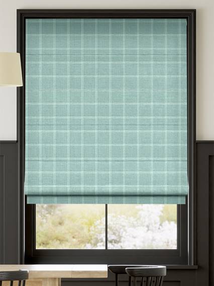 Ashbourne Pool Blue Roman Blind thumbnail image