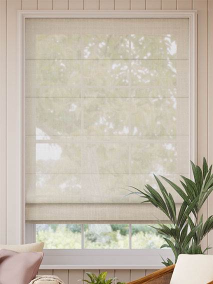 Lumiere Unlined Ashford Barely Roman Blind thumbnail image