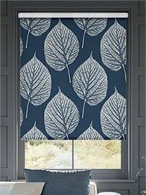 Twist2Go Aspen Leaf Indigo Roller Blind thumbnail image