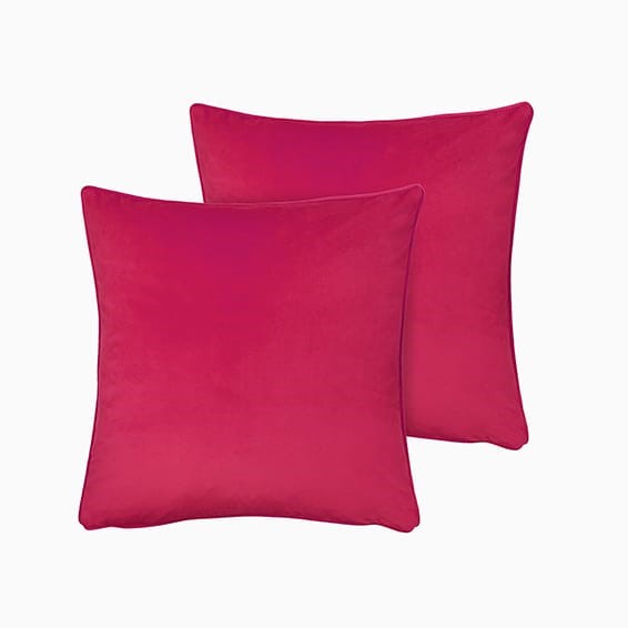 Athena Velvet Fuchsia Cushion