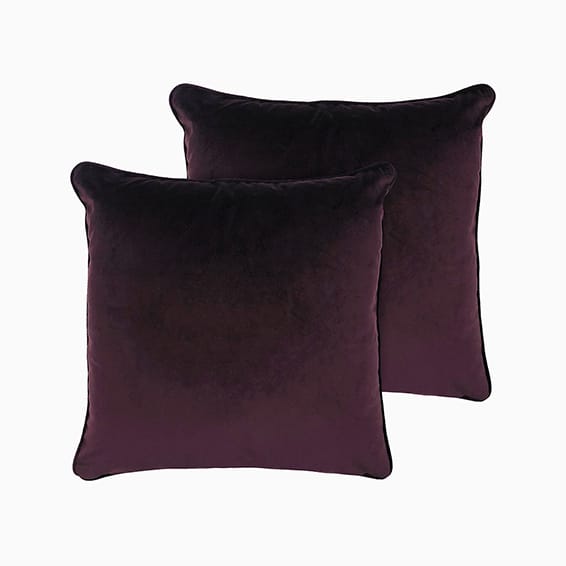 Athena Velvet Mulberry Cushion