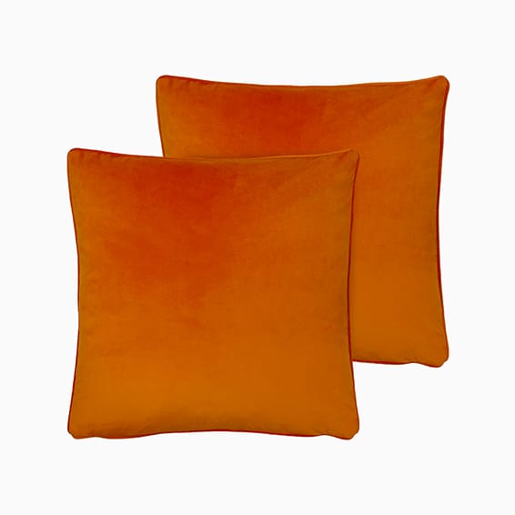 Athena Velvet Paprika Cushion
