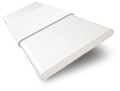 Electric Atlanta Bright White & Igloo Wooden Blind - 50mm Slat sample image