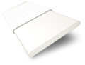 Electric Atlanta Icy White & Igloo Wooden Blind - 50mm Slat sample image