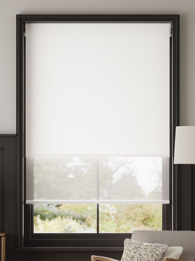 Electric Atom Blanc Double Roller Blind thumbnail image