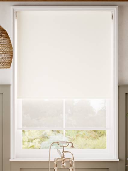 Atom Eggshell Double Roller Blind thumbnail image