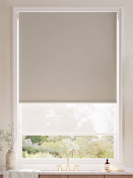 Twist2Go Atom Fossil Double Roller Blind thumbnail image