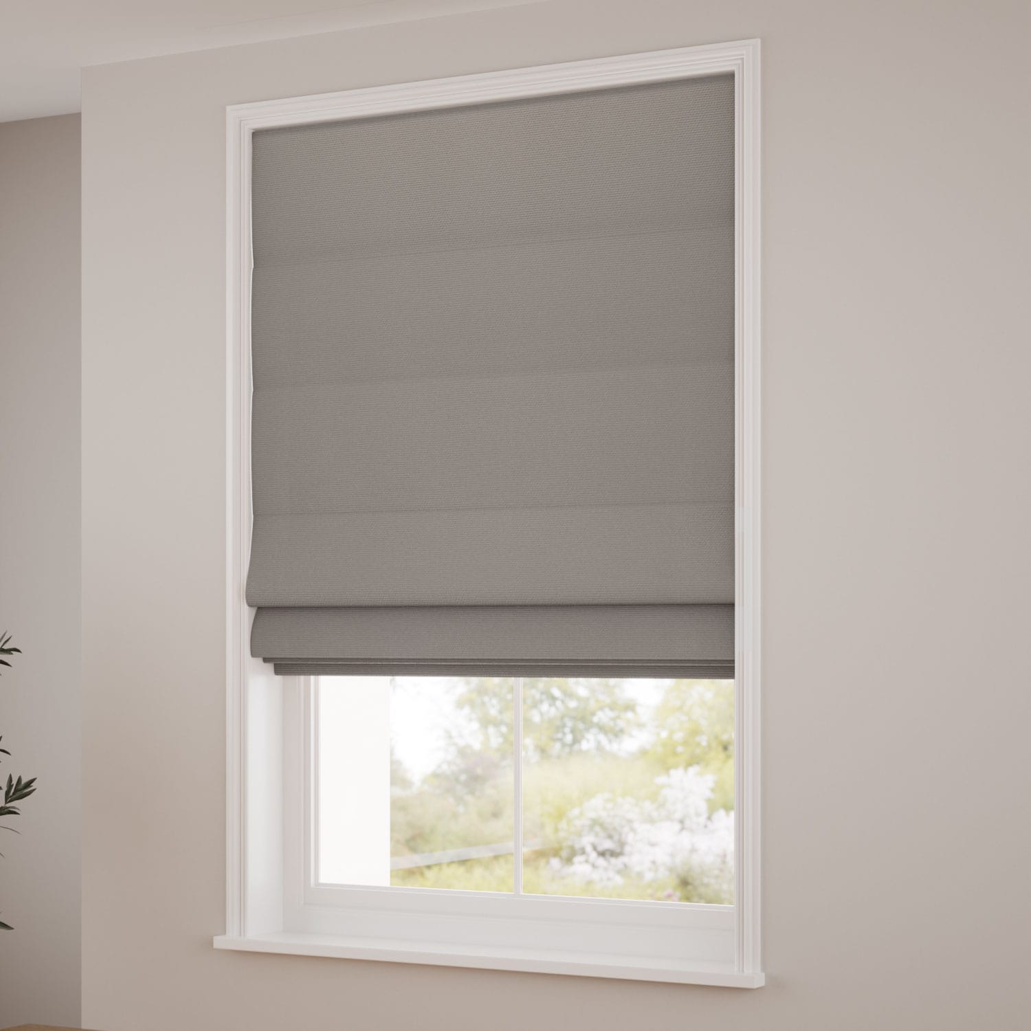 Atticus Mid Grey Roman Blind