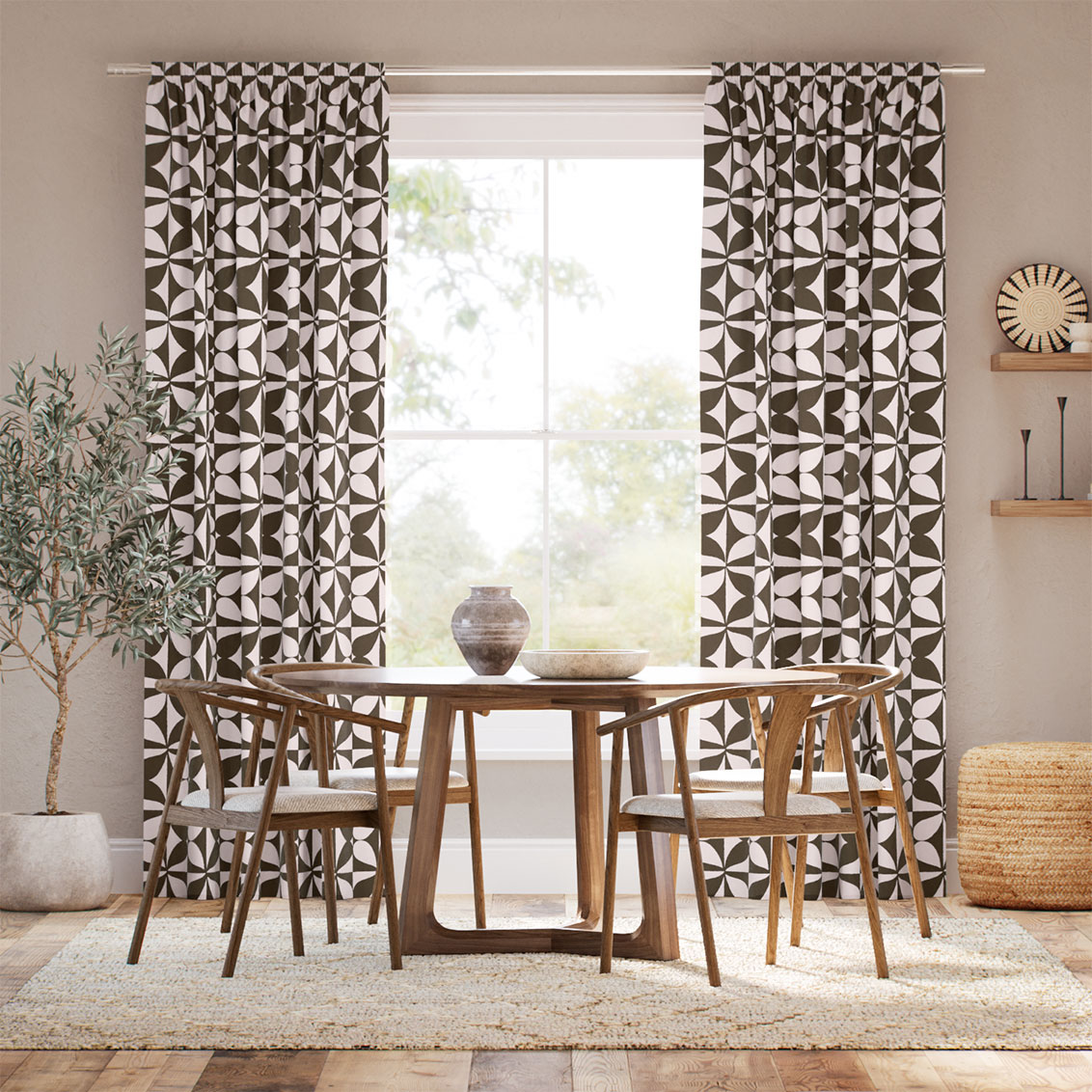 Attolo Chestnut Curtains