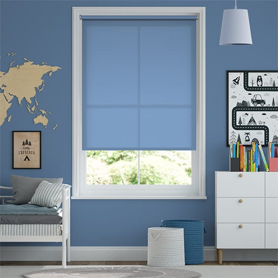 Electric Avalon Azurite Roller Blind