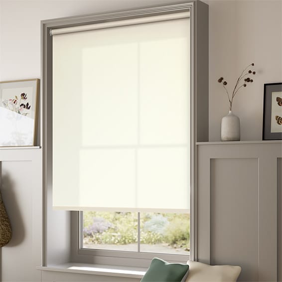 Electric Avalon Devon Cream Roller Blind
