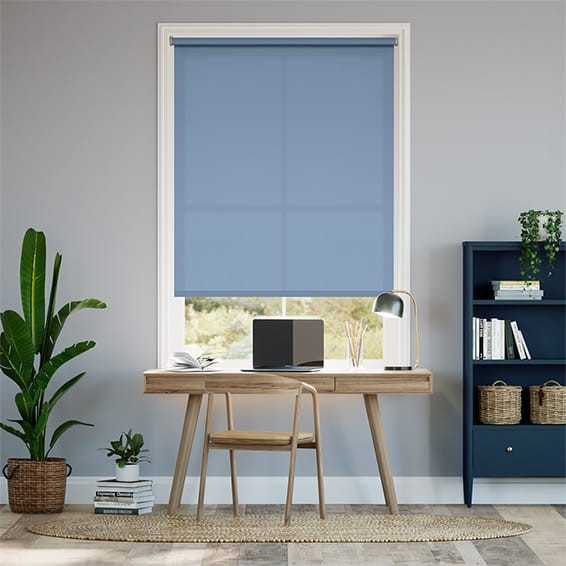 Electric Avalon Egyptian Blue  Roller Blind