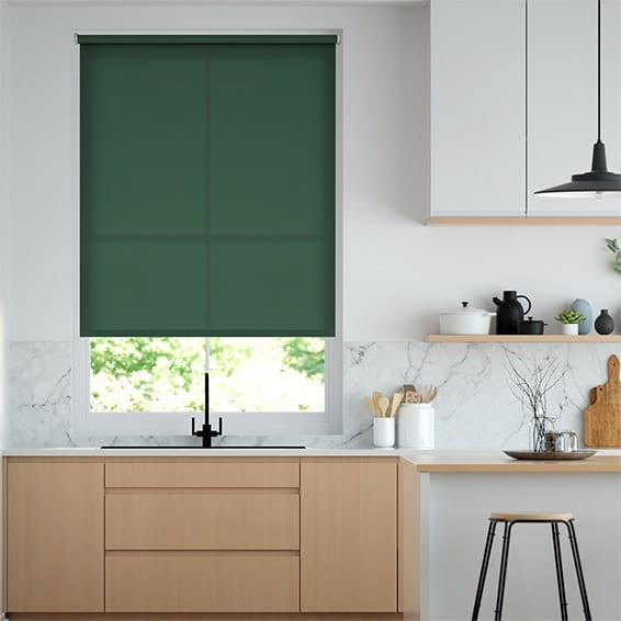 Avalon Emerald Green Roller Blind