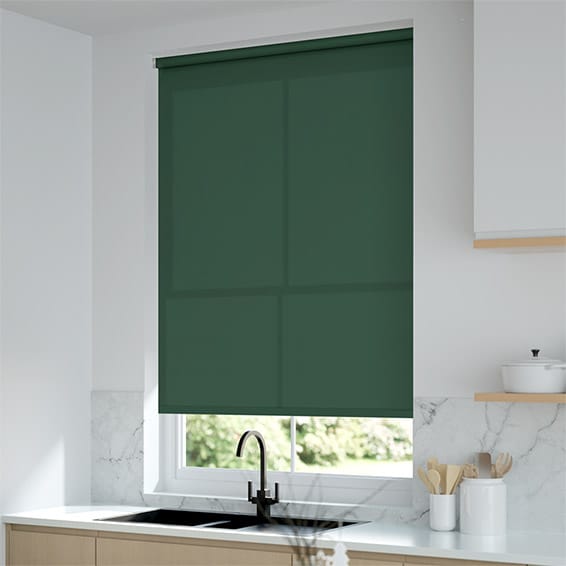 Avalon Emerald Green Roller Blind